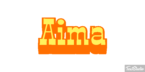 Aima Text effect