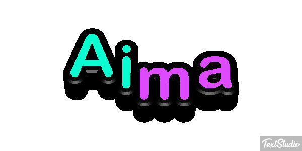 Aima Text effect