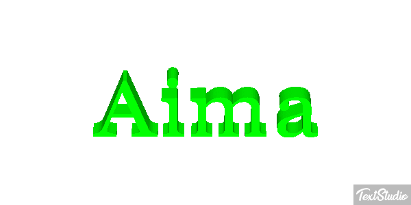 Aima Text effect