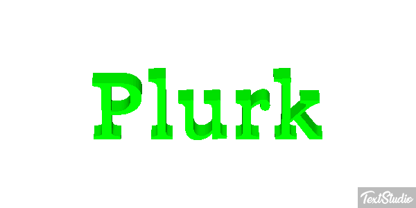 Plurk Efecto de texto