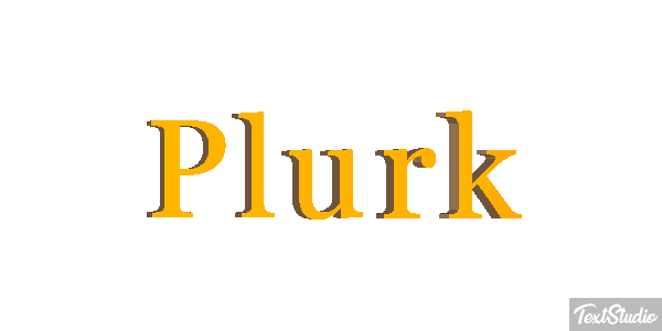 Plurk Efecto de texto