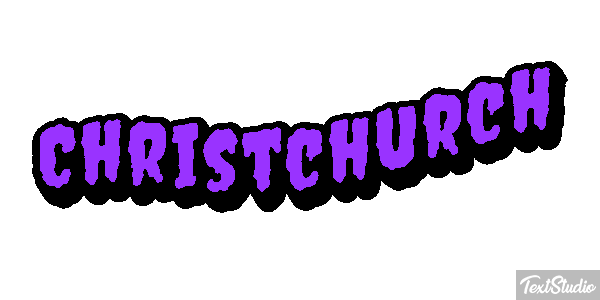 Christchurch Effetto testo