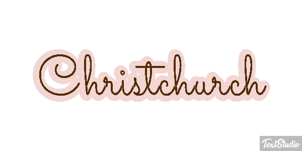 Christchurch Effetto testo