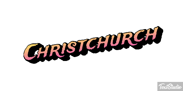 Christchurch Effetto testo