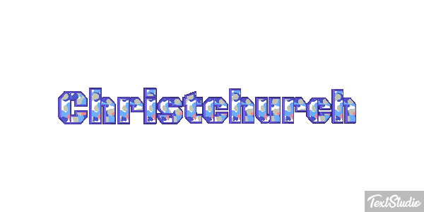 Christchurch Effetto testo