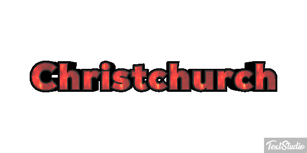 Christchurch Effetto testo