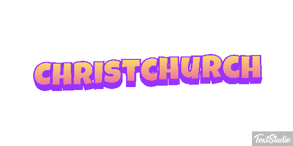 Christchurch Effetto testo