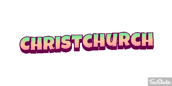 Christchurch Effetto testo