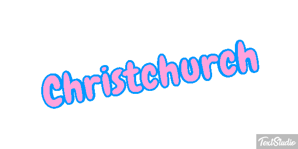 Christchurch Effetto testo