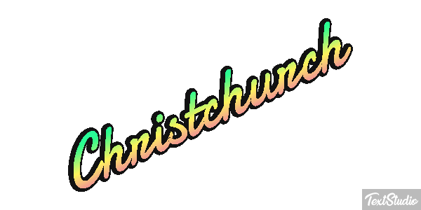 Christchurch Effetto testo