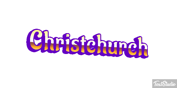 Christchurch Effetto testo