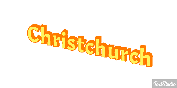 Christchurch Effetto testo
