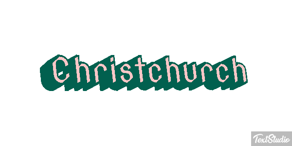 Christchurch Effetto testo