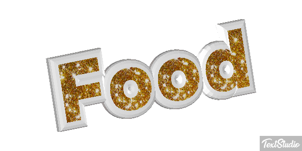 Food Tekst effect