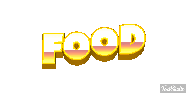 Food Tekst effect