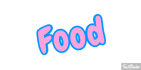 Food Tekst effect