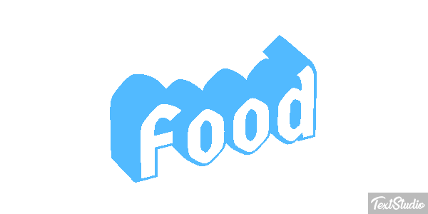 Food Tekst effect
