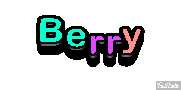 Berry Efekt tekstowy