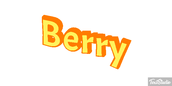 Berry Efekt tekstowy