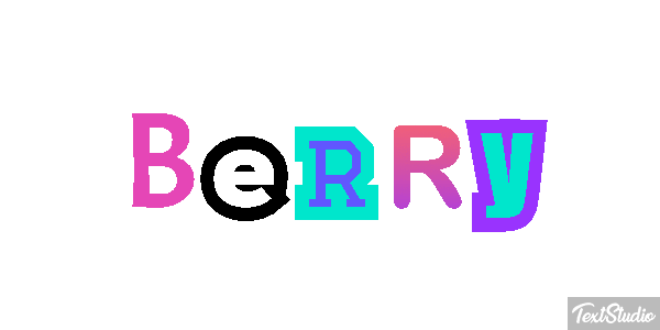 Berry Efekt tekstowy