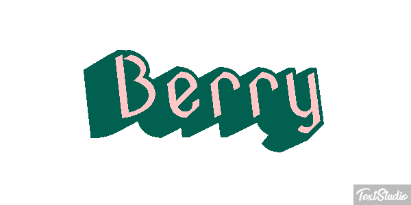 Berry Efekt tekstowy