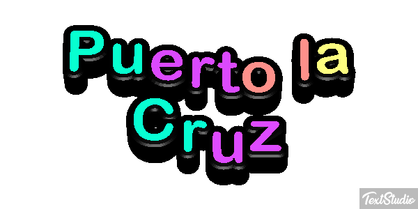 Puerto la Cruz Effetto testo