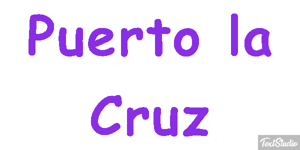Puerto la Cruz Effetto testo