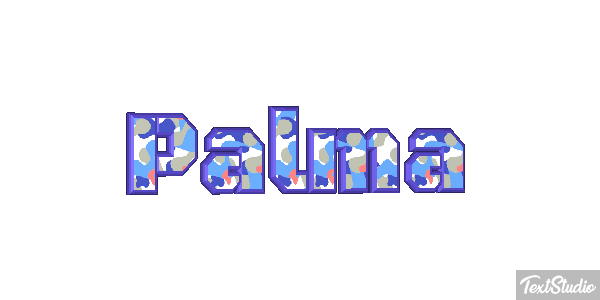 Palma Efecto de texto