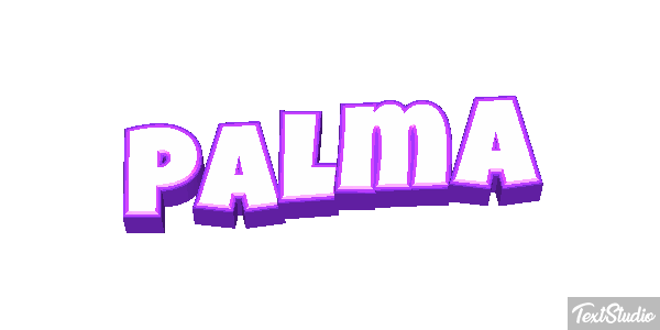 Palma Efecto de texto