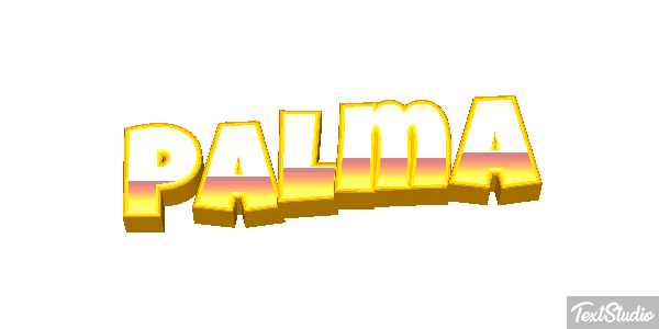 Palma Efecto de texto