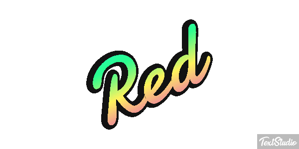 Red Effetto testo