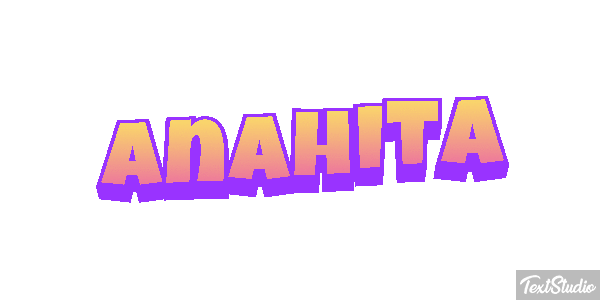 Anahita Text effect