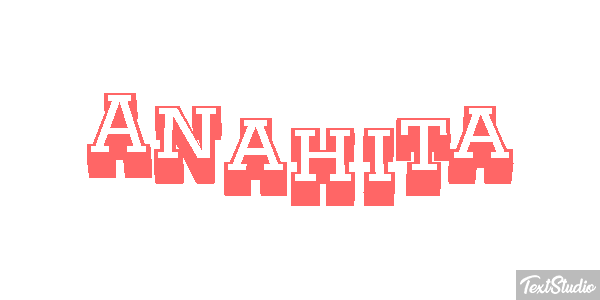 Anahita Text effect