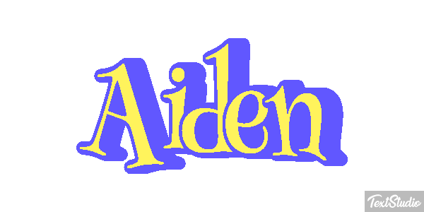Aiden Effetto testo