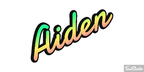 Aiden Effetto testo