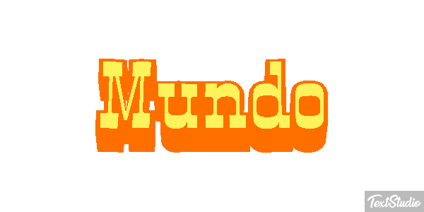 Mundo Efeito do texto