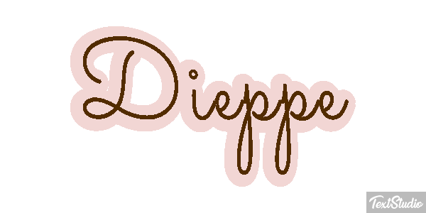 Dieppe Efekt tekstowy