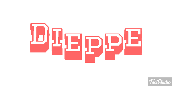 Dieppe Efekt tekstowy