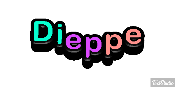 Dieppe Efekt tekstowy
