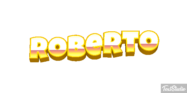 Roberto Efecto de texto