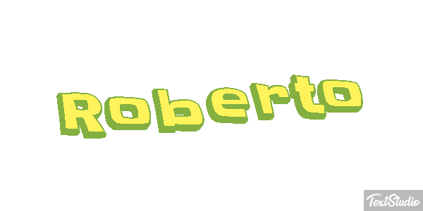 Roberto Efecto de texto