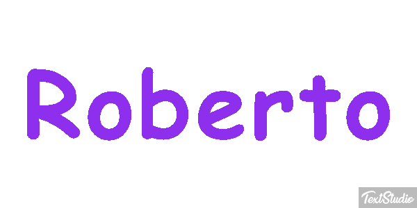 Roberto Efecto de texto