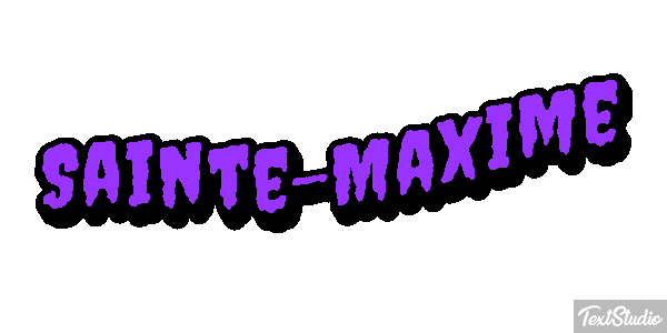 Sainte-Maxime Efekt tekstowy