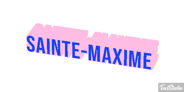 Sainte-Maxime Efekt tekstowy