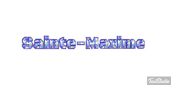 Sainte-Maxime Efekt tekstowy