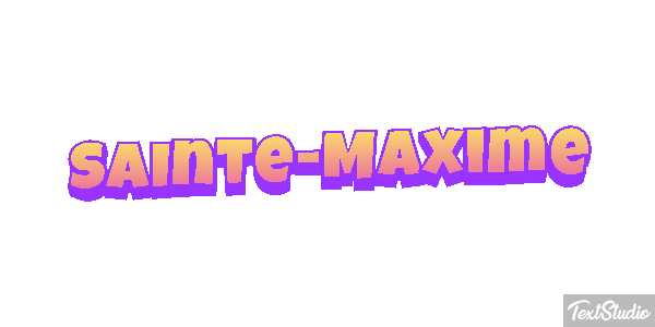Sainte-Maxime Efekt tekstowy