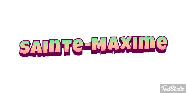Sainte-Maxime Efekt tekstowy
