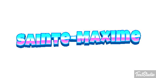 Sainte-Maxime Efekt tekstowy