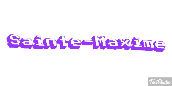 Sainte-Maxime Efekt tekstowy