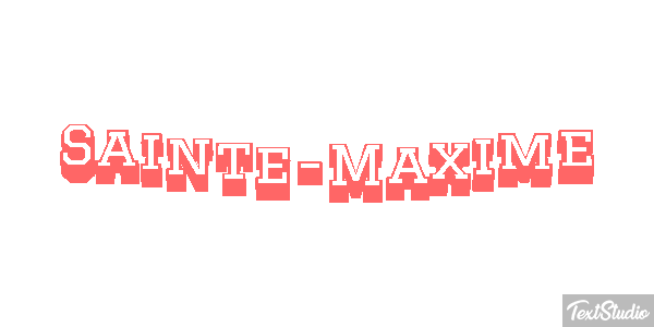Sainte-Maxime Efekt tekstowy